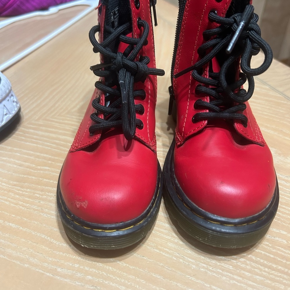Dr. Doc Martens Toddler Red Boots